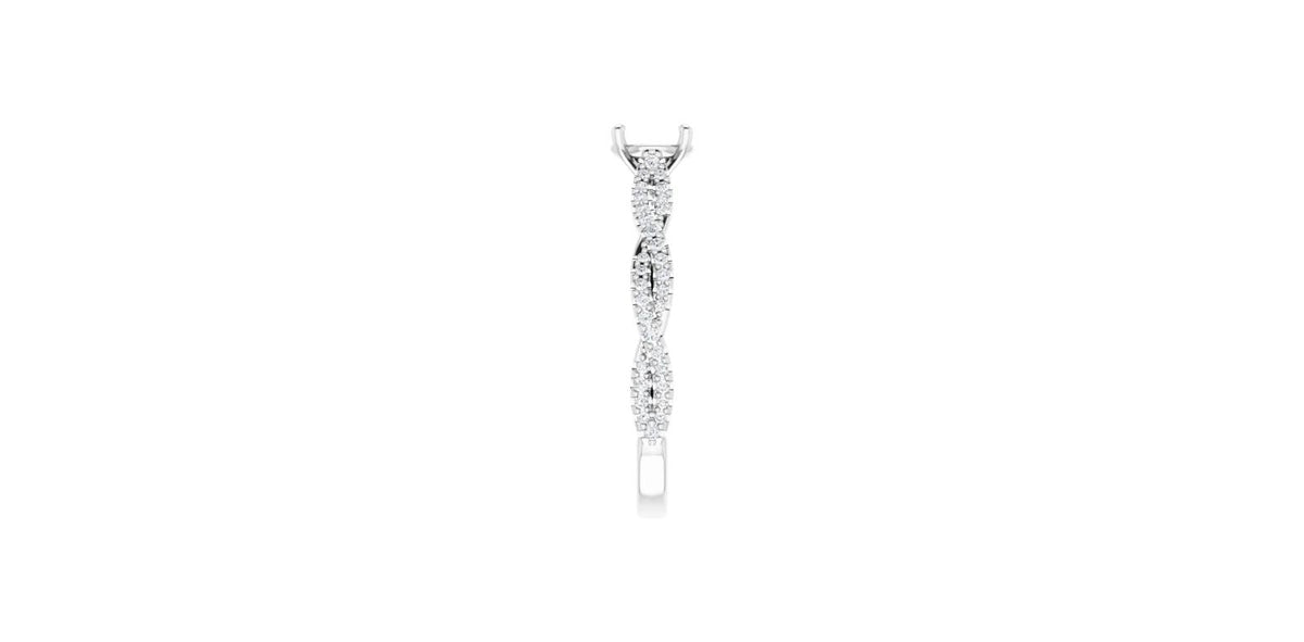 Round 1/6 CTW Natural Diamond Semi-Set Engagement Ring