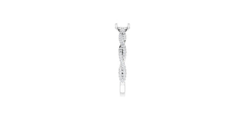 Round 1/6 CTW Natural Diamond Semi-Set Engagement Ring