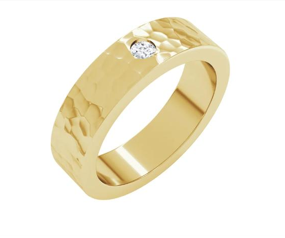 Accented Band – 1/10 CT Diamond