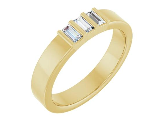 Three-Stone Band – 1/5 CTW Diamond