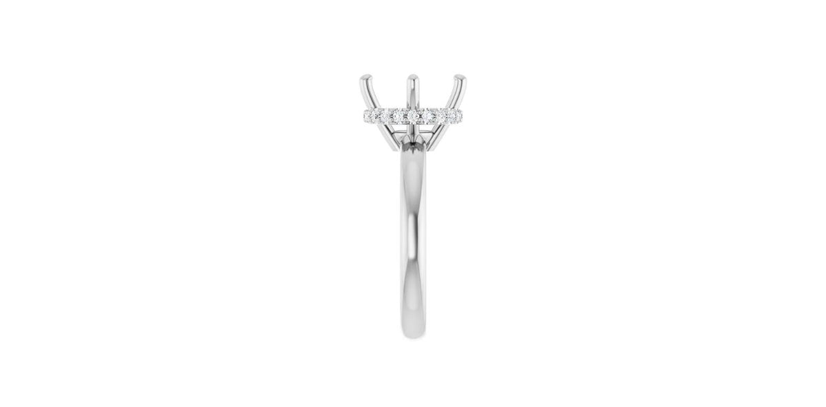 Round 1/6 CTW Natural Diamond Engagement Ring