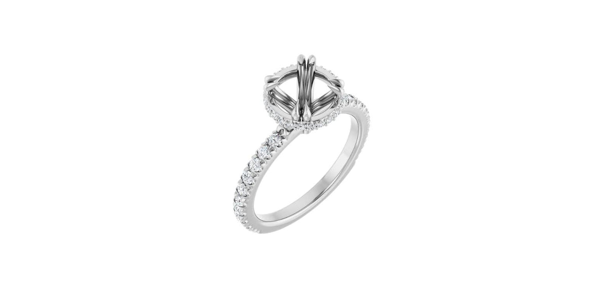 Round 1/2 CTW Natural Diamond Engagement Ring