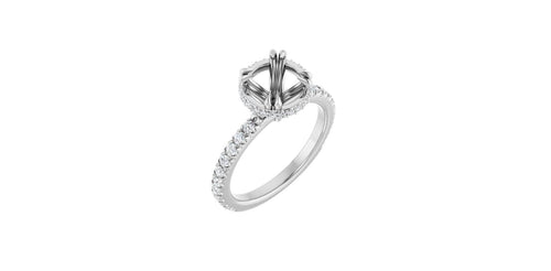 Round 1/2 CTW Natural Diamond Engagement Ring