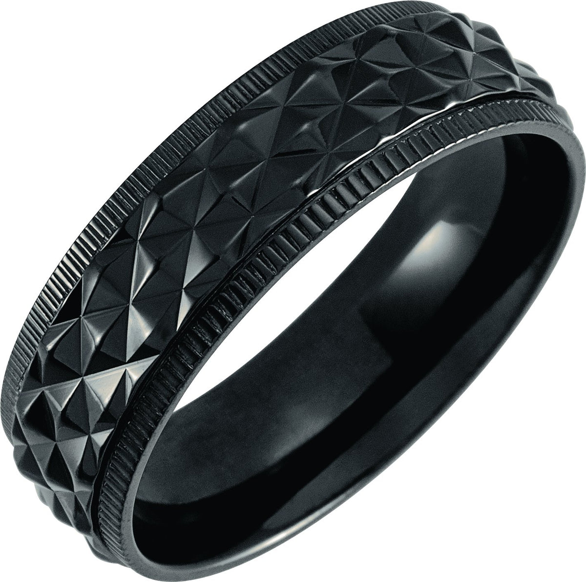 Patterned Coin-Edge Band
