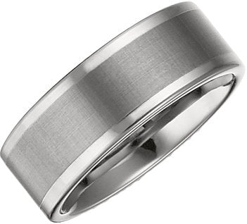 Tungsten Inlay Comfort-Fit Band