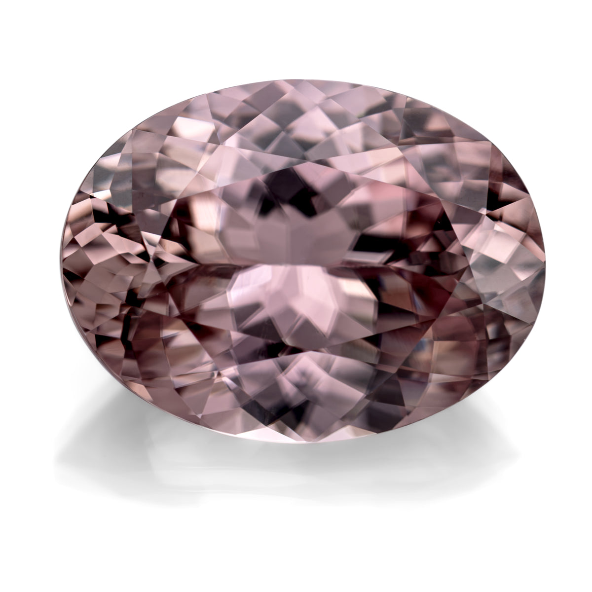 6.07 ct Natural Zircon — Oval 12.5 × 9.4 mm (Pink)