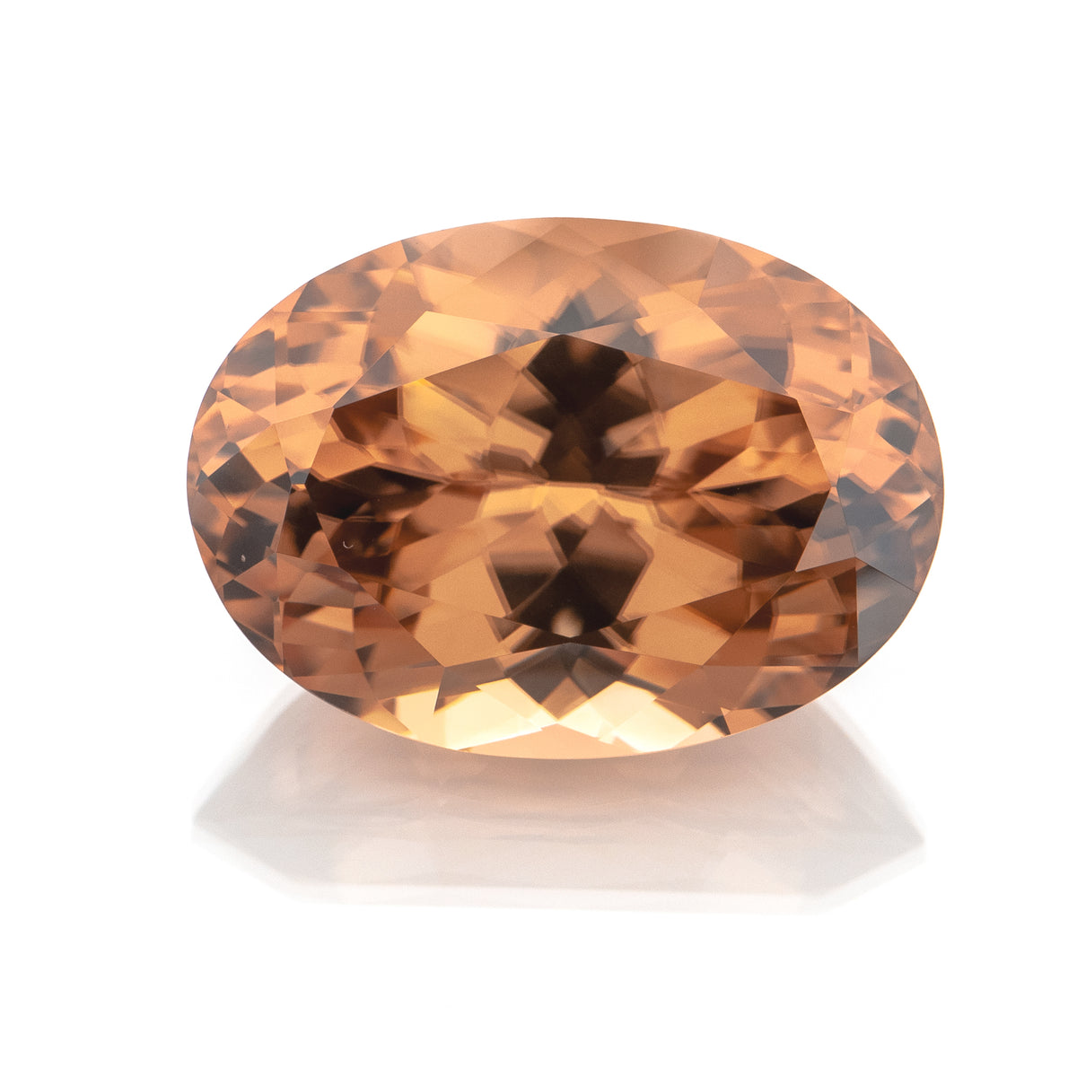 33.72 ct Natural Zircon — Oval 21 × 15.4 mm (Yellow)