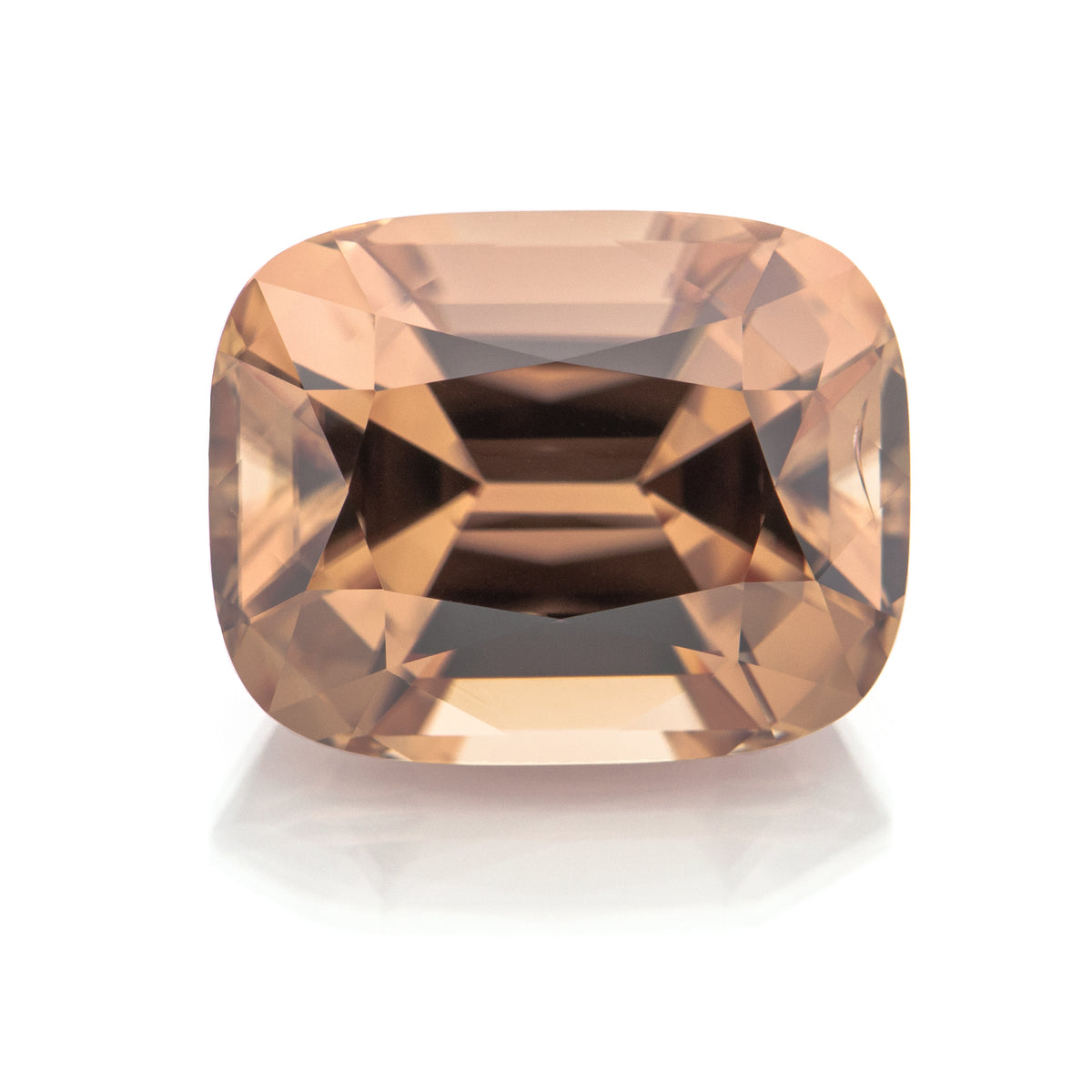 18.24 ct Natural Zircon — Cushion 15.4 × 12.2 mm (Yellow)