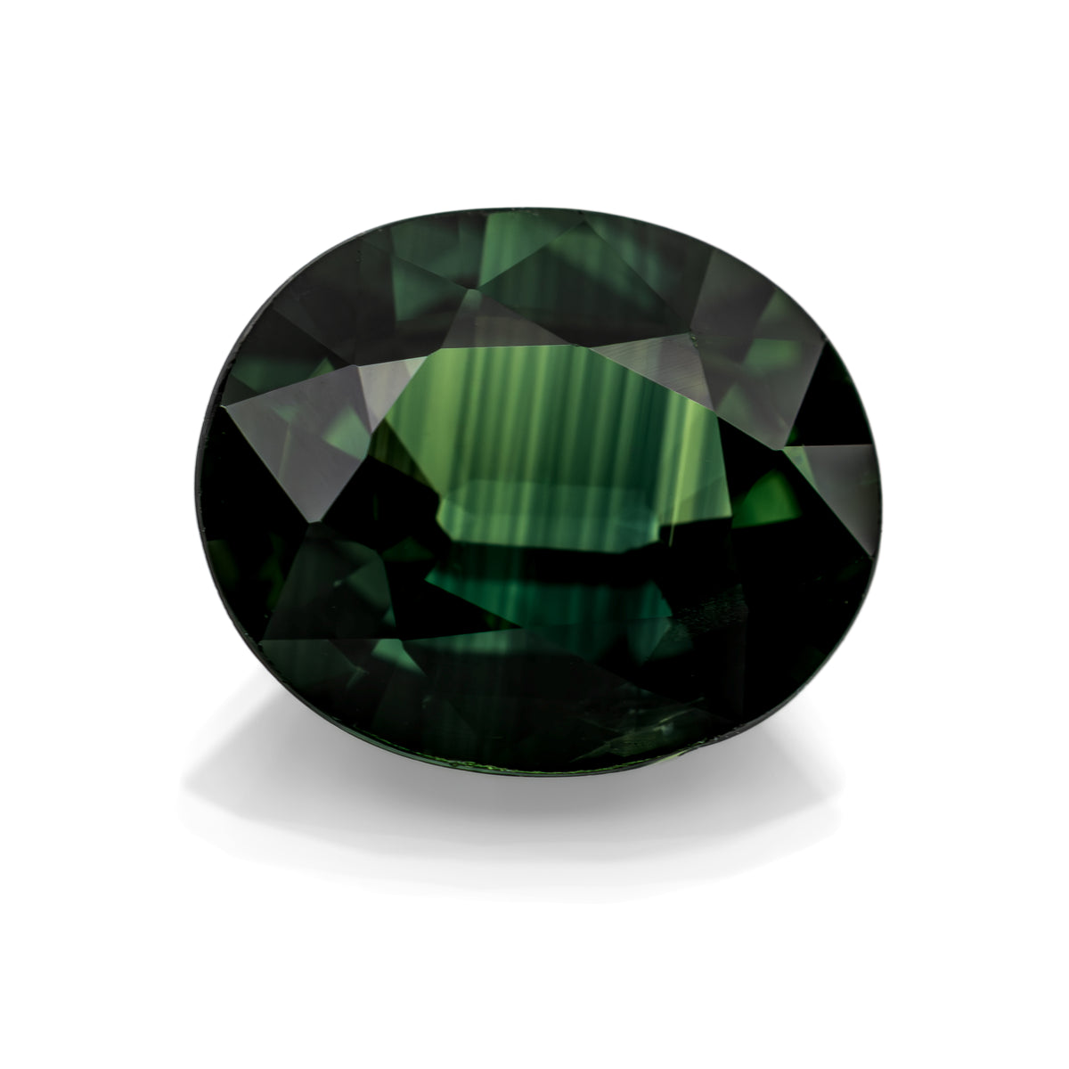 2.44 ct Natural Sapphire — Oval 9.3 × 7.8 mm (Green)