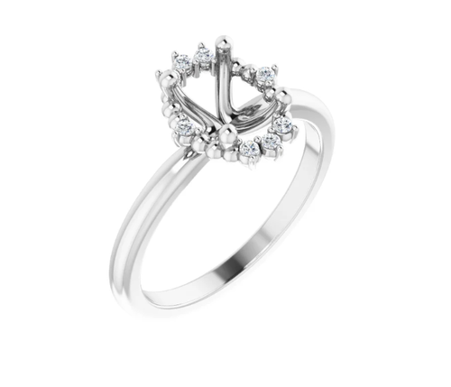 Accented Engagement Ring