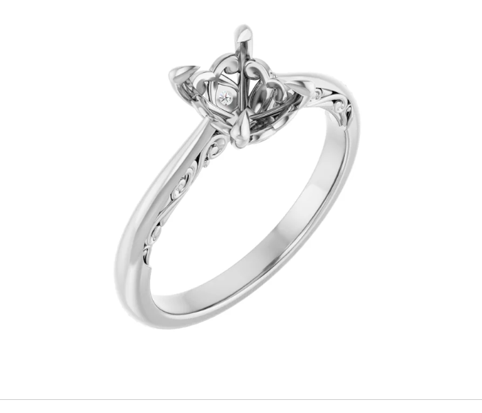 Accented Engagement Ring