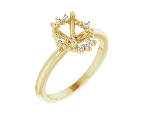 Accented Engagement Ring