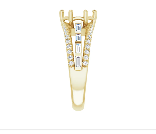 Accented Engagement Ring
